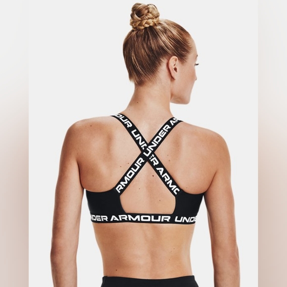 Under Armor Crossback Strappy Low Sports Bra - Picture 2 of 2